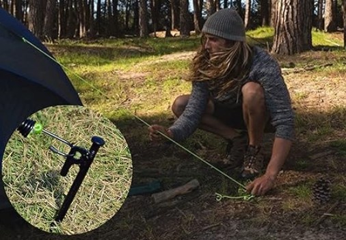 8 Pack Tent Stakes Heavy Duty 12 inch Steel Tent Pegs