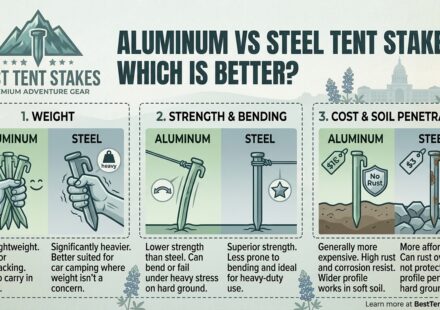 Aluminum vs Steel Tent Stakes Which Is Better