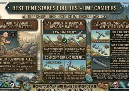 Best Tent Stakes for First-Time Campers