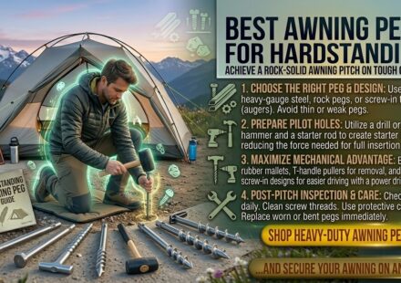 Best awning pegs for hardstanding