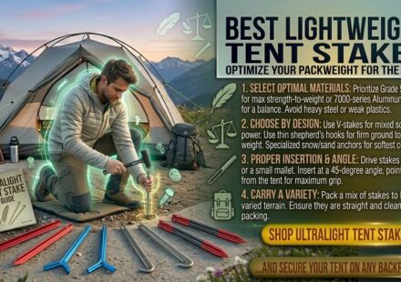 Best lightweight tent stakes