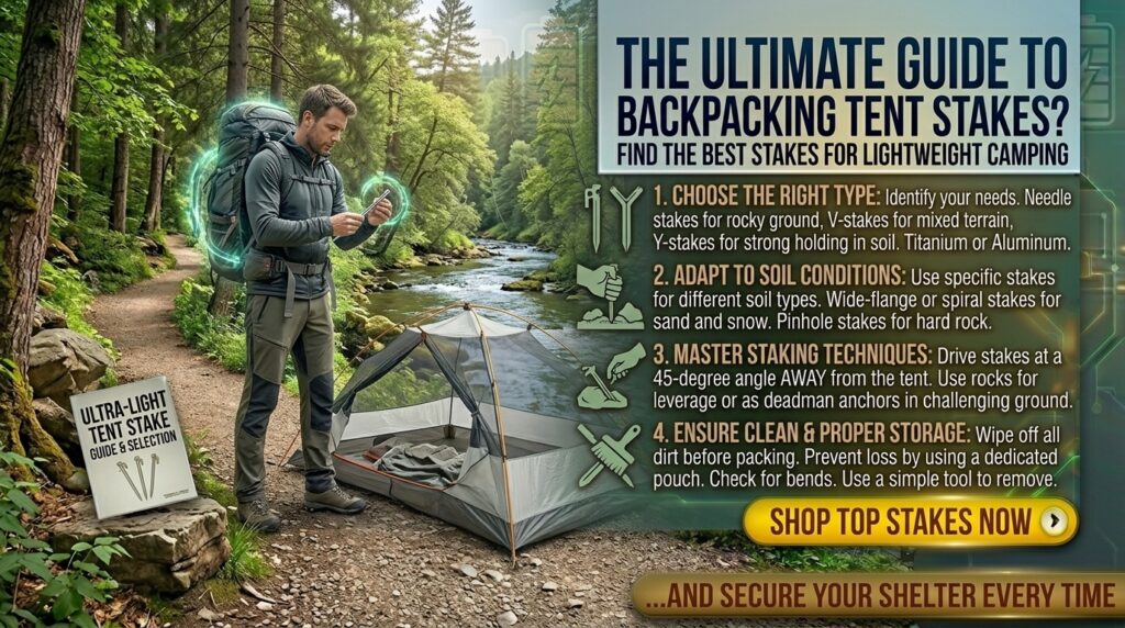 Best tent stakes for backpacking