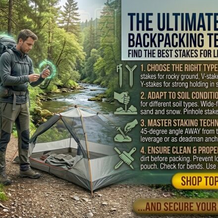 Best tent stakes for backpacking