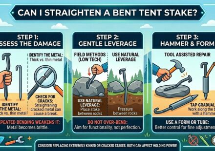 Can I Straighten a Bent Tent Stake