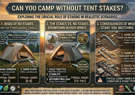 Can You Camp Without Tent Stakes