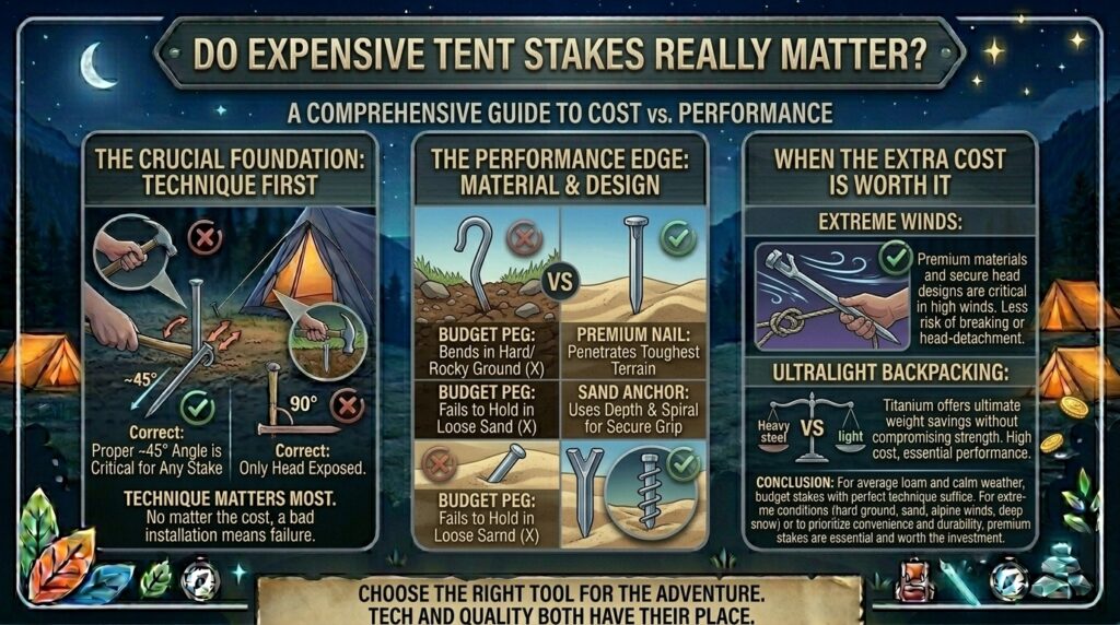 Do Expensive Tent Stakes Really Matter