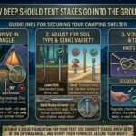 How Deep Should Tent Stakes Go Into the Ground