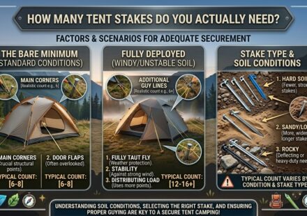 How Many Tent Stakes Do You Actually Need for a Tent