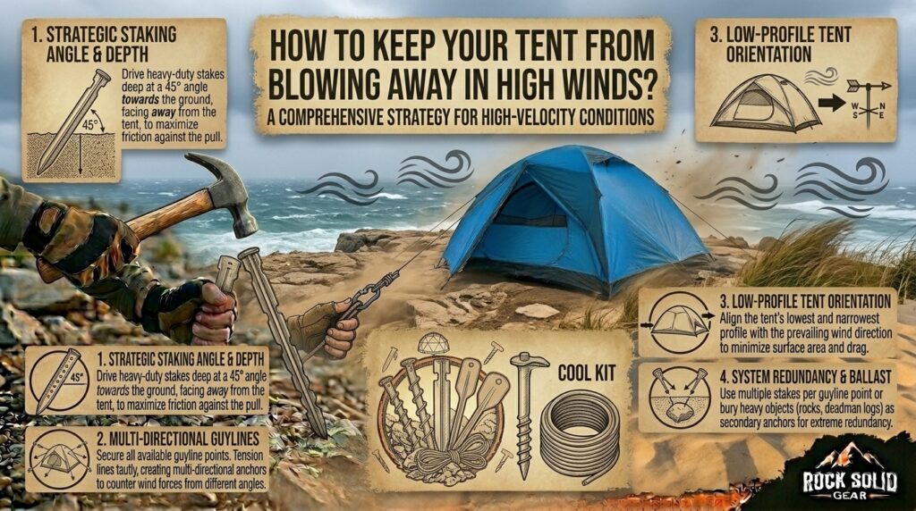 How to Keep Your Tent from Blowing Away in High Winds