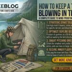 How to keep a tent from blowing in the wind
