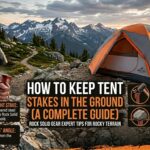 How to keep tent stakes in the ground