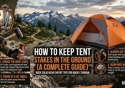 How to keep tent stakes in the ground