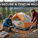 How to secure a tent in high winds