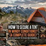 How to secure a tent in windy conditions