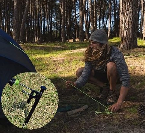 RIY 8 Pack Tent Stakes - Best tent stakes for rocky ground