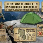 The Best Ways to Secure a Tent on Solid Rock or Concrete