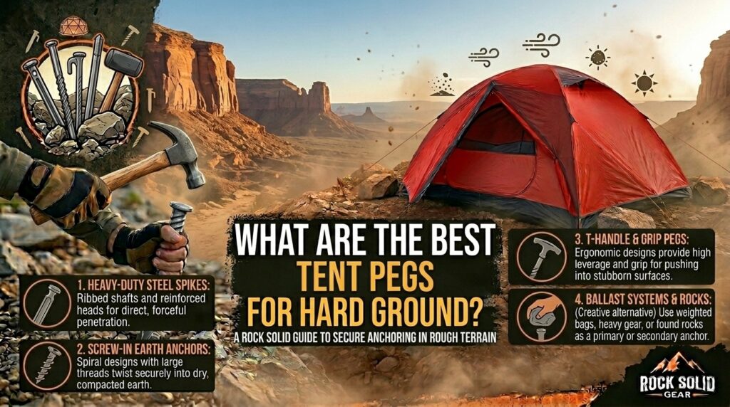 What are the best tent pegs for hard ground