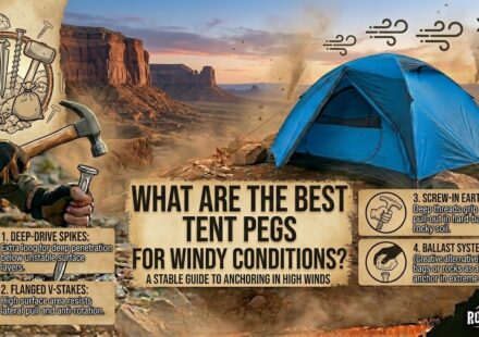 What are the best tent pegs for windy conditions