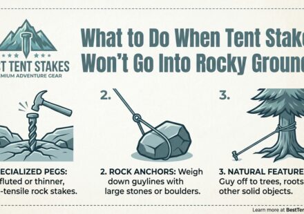 What to Do When Tent Stakes Won’t Go Into Rocky Ground