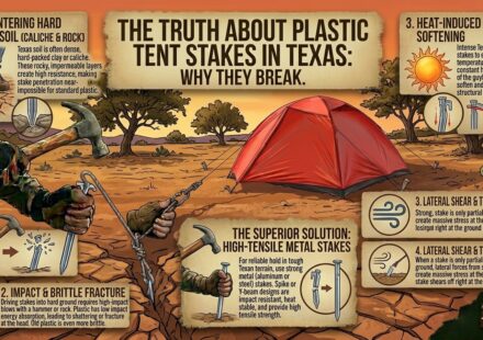 Why Plastic Tent Stakes Break