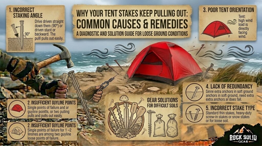 Why Your Tent Stakes Keep Pulling Out