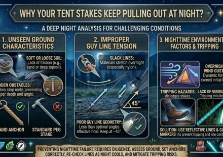 Why Your Tent Stakes Keep Pulling Out at Night