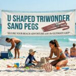 U shaped triwonder sand pegs