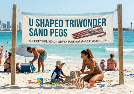 U shaped triwonder sand pegs