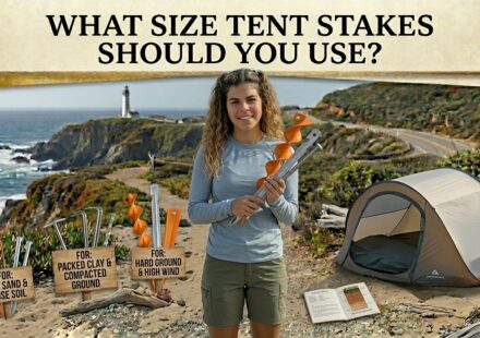 What size tent stakes should you use