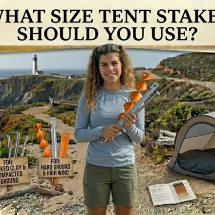 What size tent stakes should you use