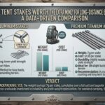 Are titanium tent stakes worth the extra money for long distance backpacking hiking trips