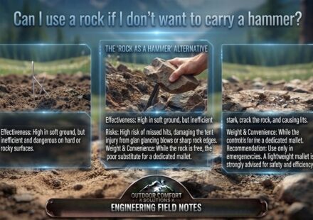 Can I use a rock if I don’t want to carry a hammer
