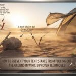 How to prevent your tent stakes from pulling out of the ground in wind