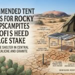 Recommended tent stakes for rocky campsites in the hill country of Texas state
