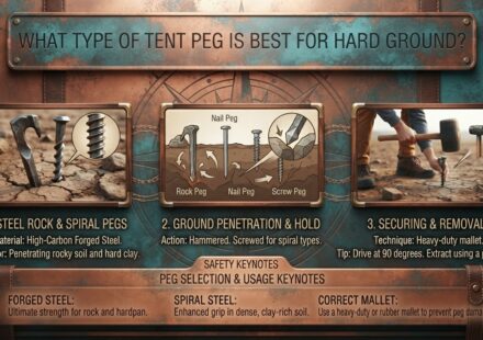What type of tent stakes are best for hard rocky ground