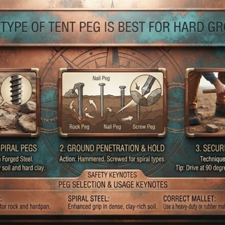 What type of tent stakes are best for hard rocky ground