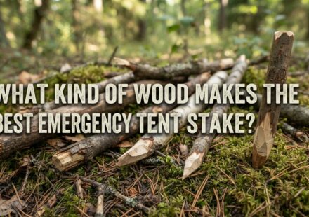 What kind of wood makes the best emergency tent stake